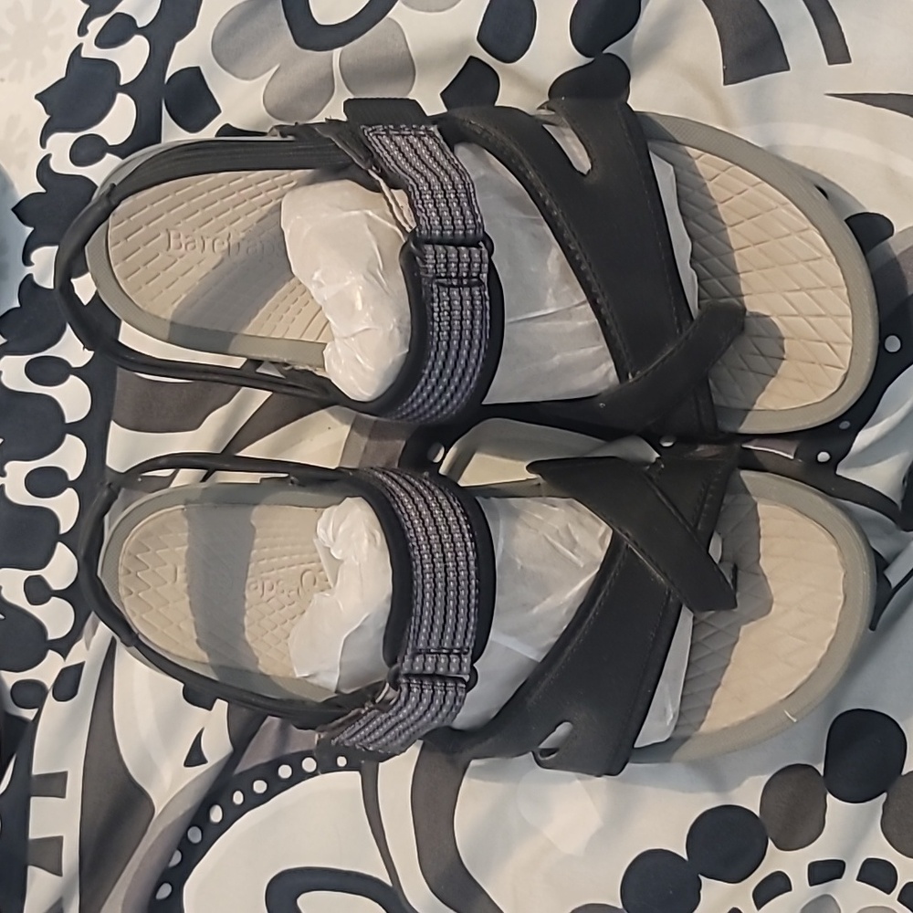 Black sandals